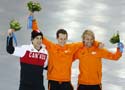 速度滑冰1000米 荷兰选手夺冠